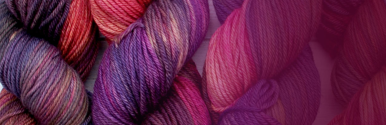 a pastel rainbow of yarn